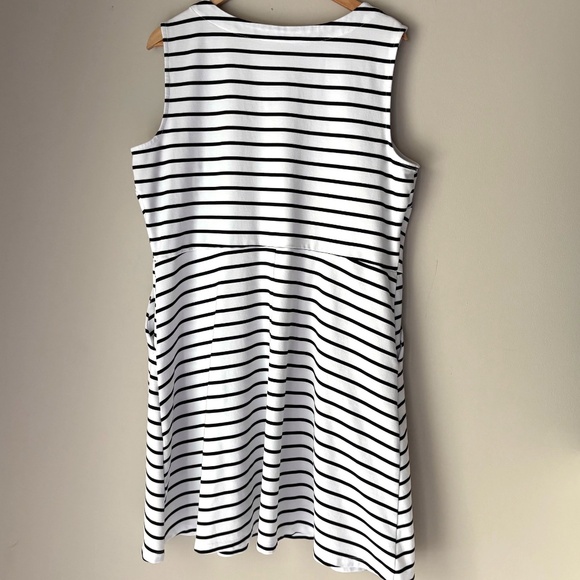 Croft and Barrow Y-Neck Striped Ponte Dress - Picture 5 of 5